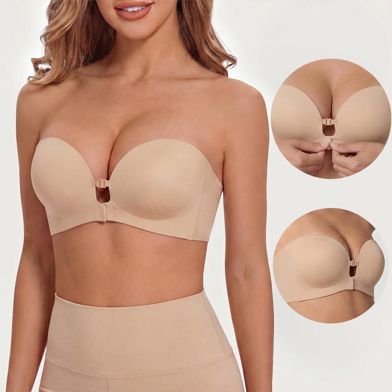 Axelbandslös push up-BH